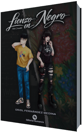 Render del Libro Lienzo en Negro